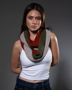 Rust Loop Scarf