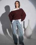 Lunaria Pullover - Burgundy